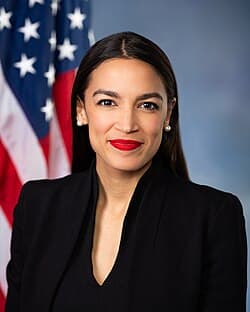 AOC's headshot photograph